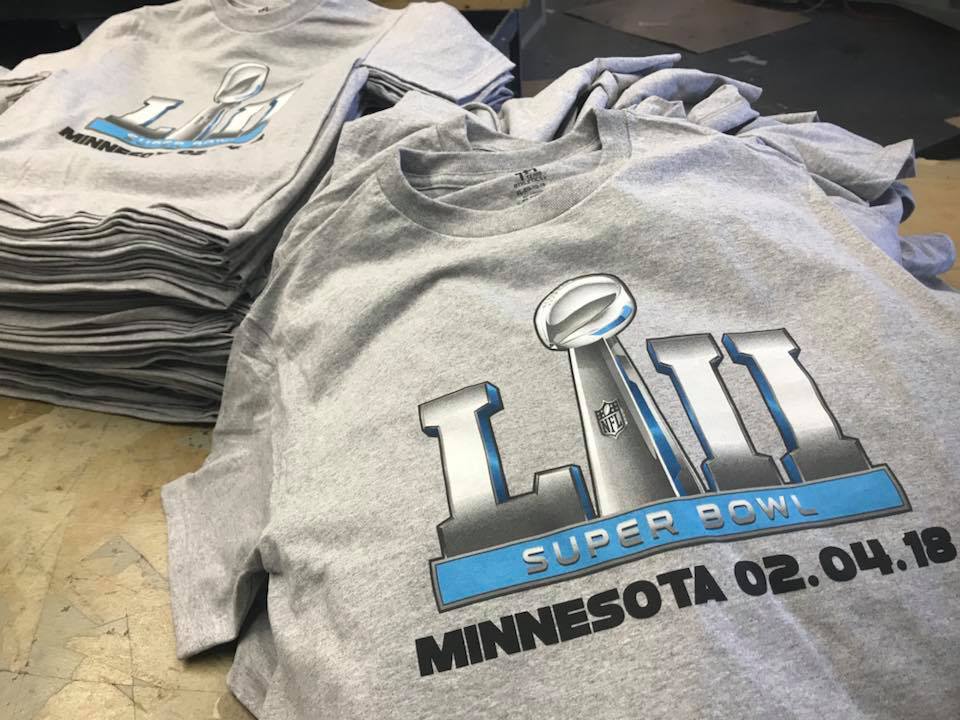 Super Bowl LII T-Shirts from Taho Sportswear